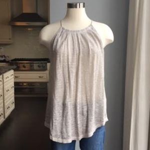 Grey Linen Tank Top